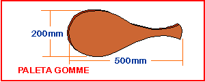 paleta gomme