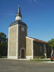 The Church in Messanges, Landes, south west France