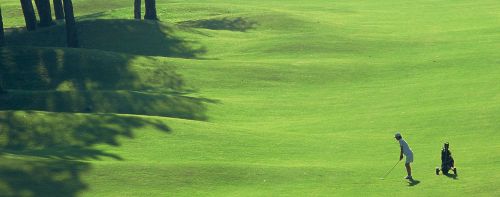 vue du Golf de seignosse, France