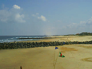 madrague beach in Anglet