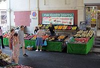 The market in Biarritz