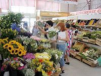 The market in Biarritz