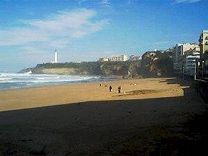The Miramar Plage in Biarritz