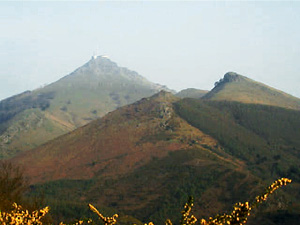 la rhune in the franch pays basque